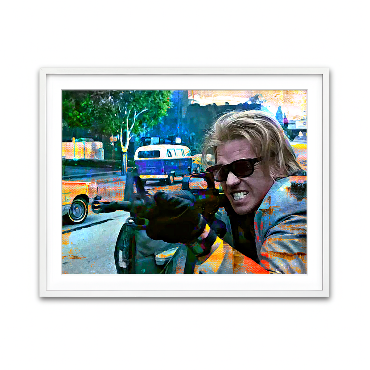 Framed Print 4x3 White