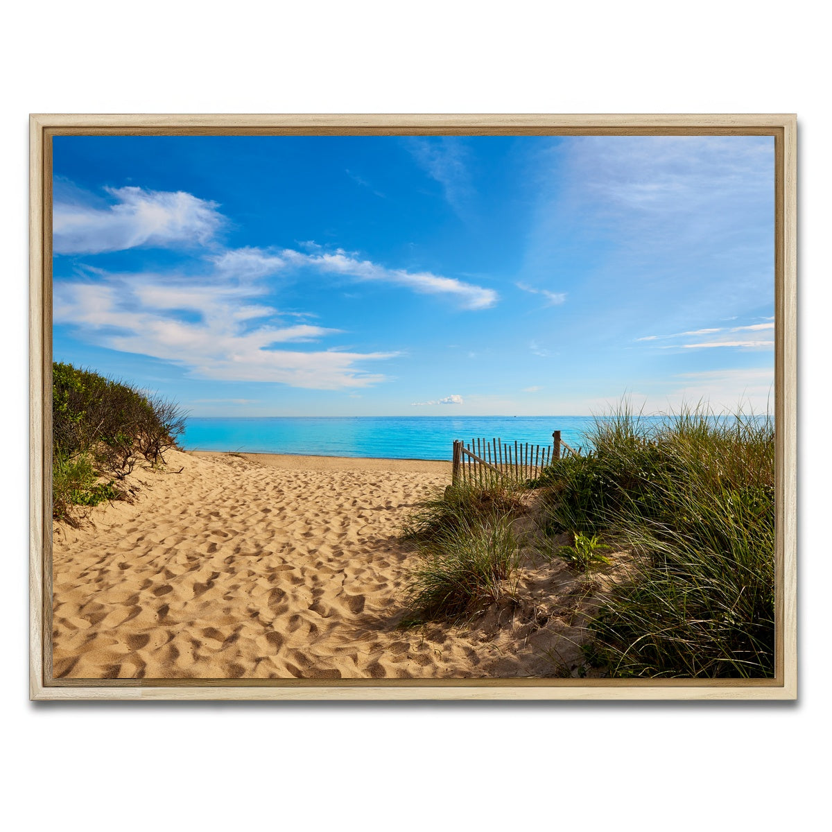 AUTO-MOCKUP WHITE | Herring Cove Beach | 1 Piece | Natural Framed Canvas | group=4x3