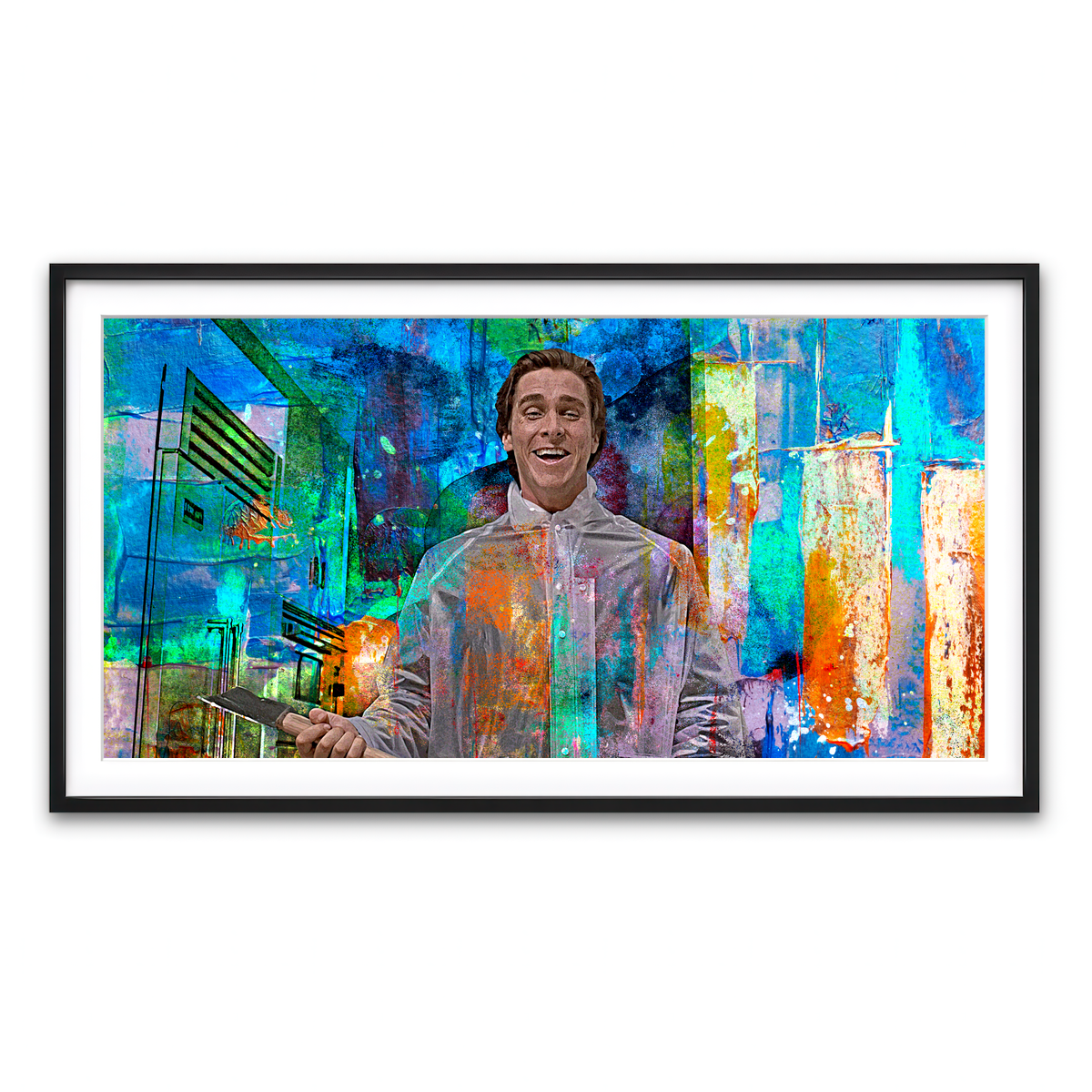 Framed Print 2x1 Black