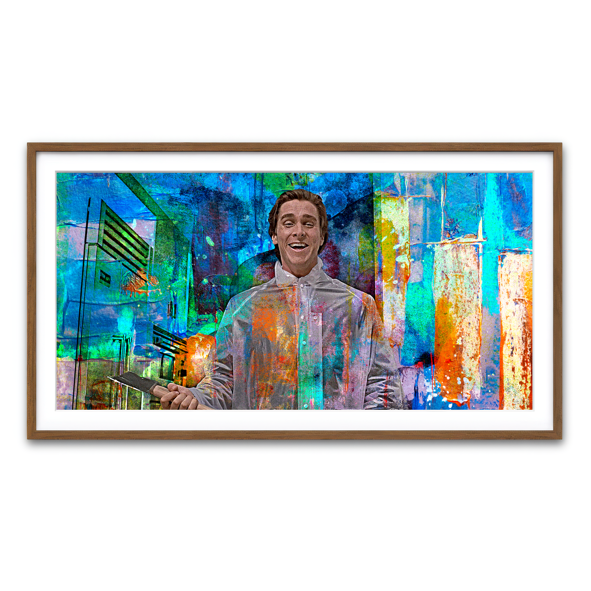 Framed Print 2x1 Walnut