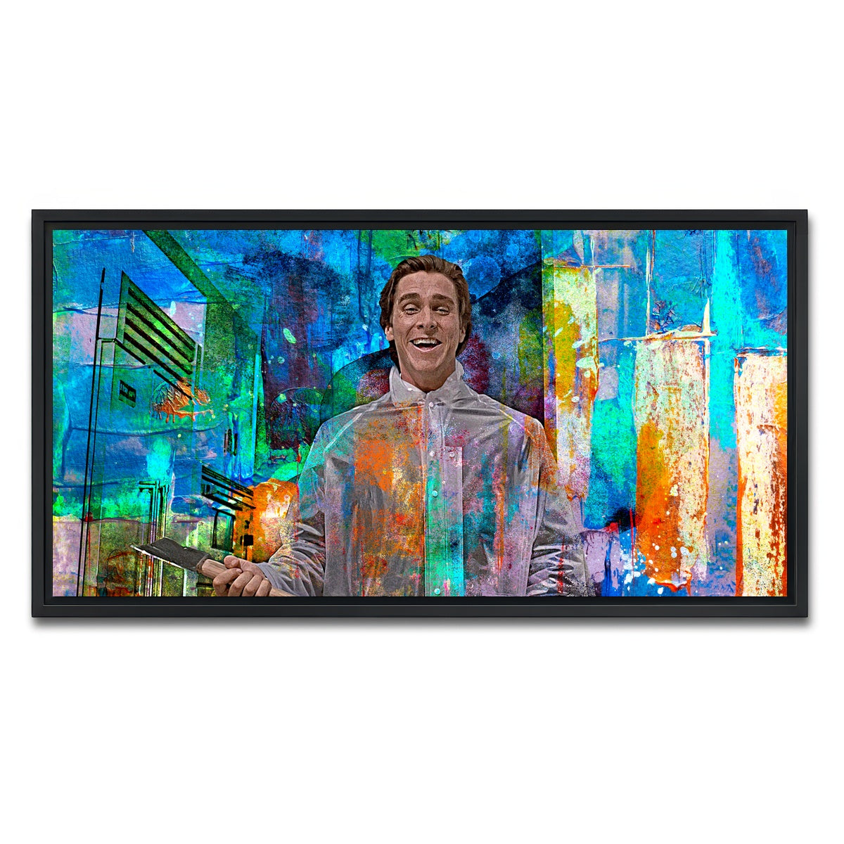 AUTO-MOCKUP WHITE | Hey Paul | 1 Piece | Black Framed Canvas | group=2x1