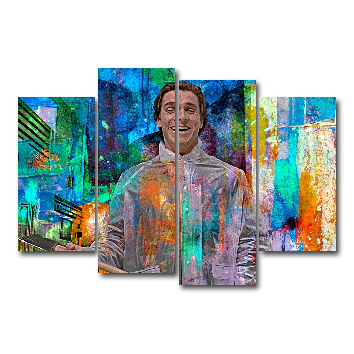 AUTO-MOCKUP WHITE | Hey Paul | 4 Piece | Gallery Wrap Canvas | group=4_short