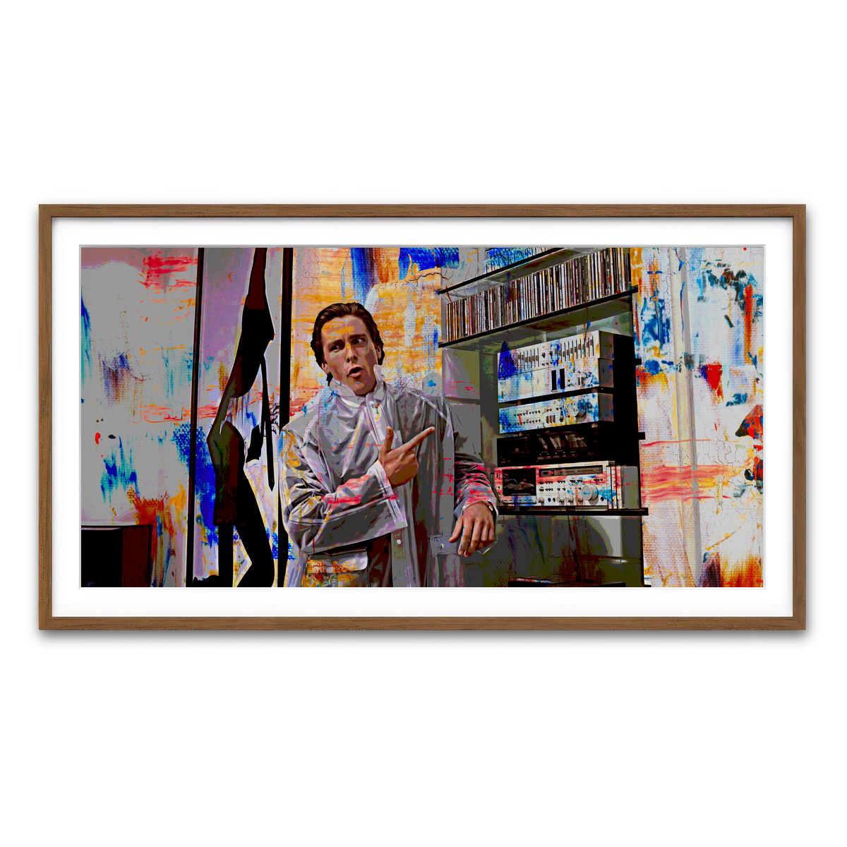 Framed Print 2x1 Walnut