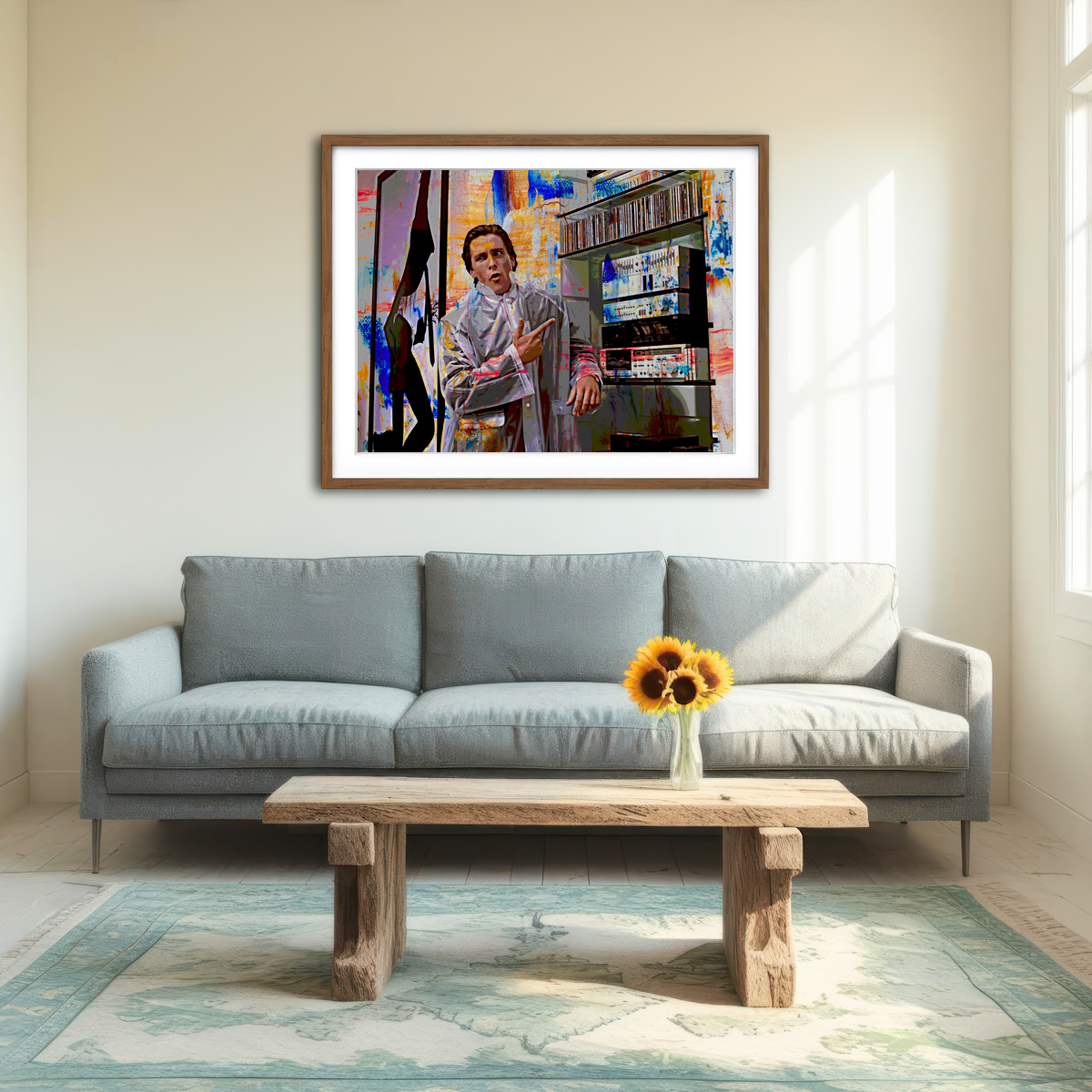 AUTO-MOCKUP ROOM | Hip to be Square Wall Art