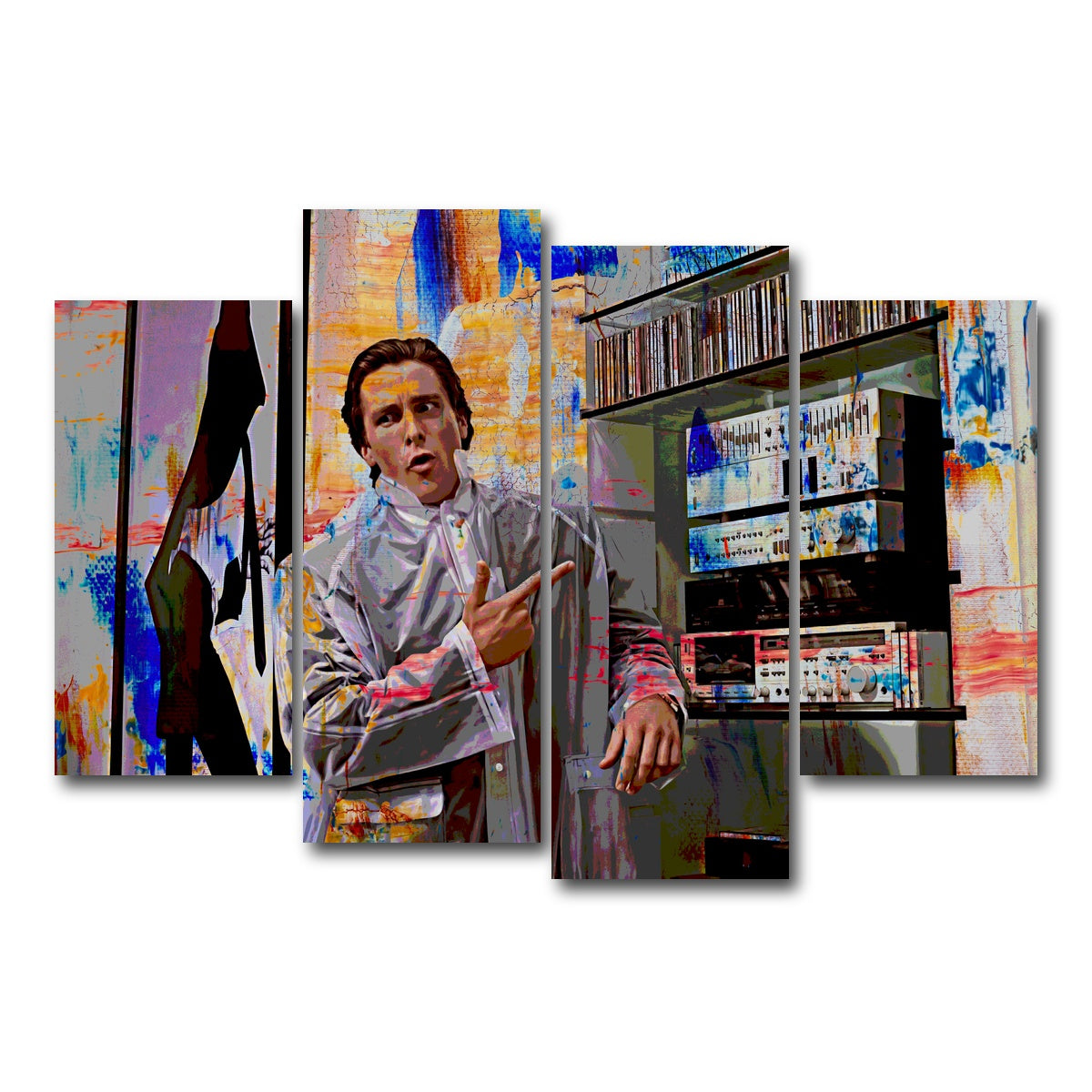 AUTO-MOCKUP WHITE | Hip to Be Square | 4 Piece | Gallery Wrap Canvas | group=4_short