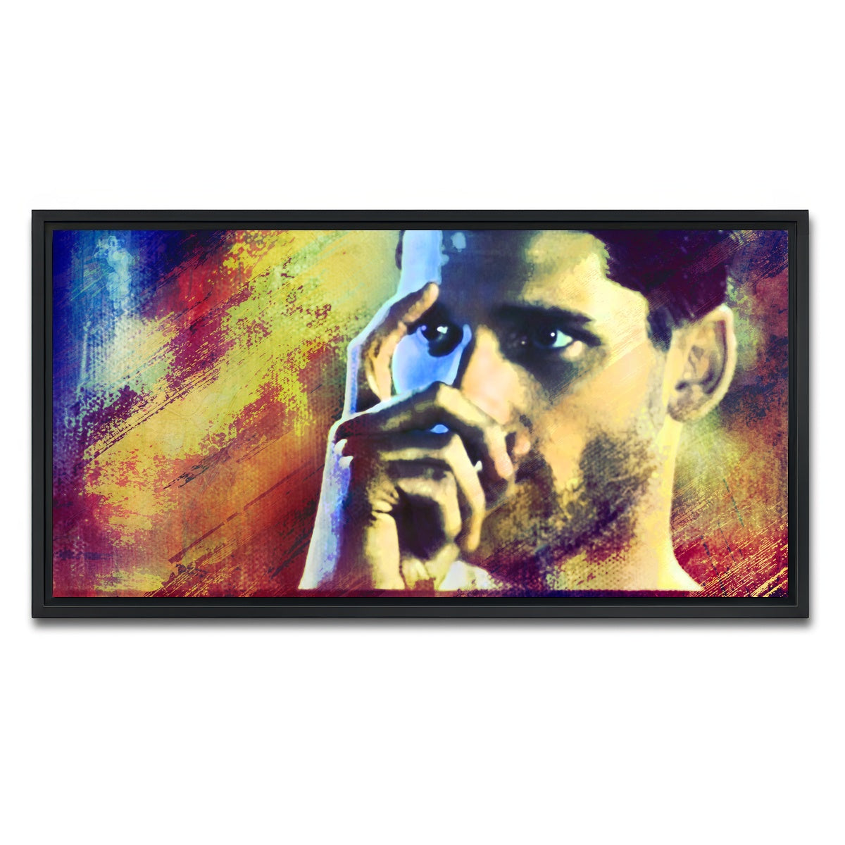 AUTO-MOCKUP WHITE | Hoot - Black Hawk Down | 1 Piece | Black Framed Canvas | group=2x1