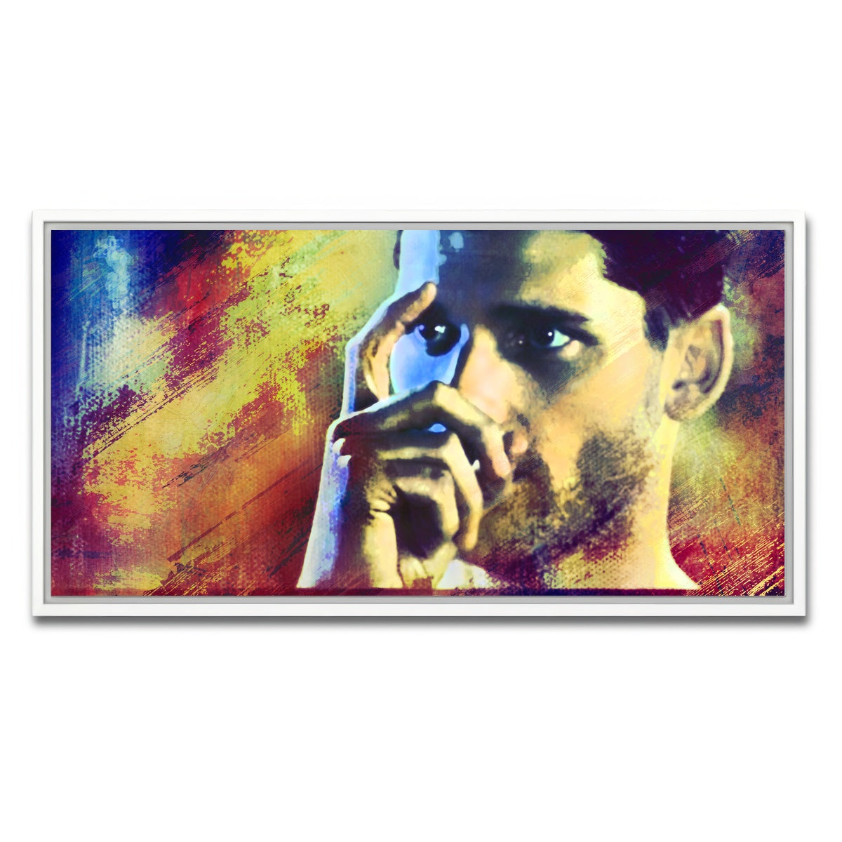 AUTO-MOCKUP WHITE | Hoot - Black Hawk Down | 1 Piece | White Framed Canvas | group=2x1