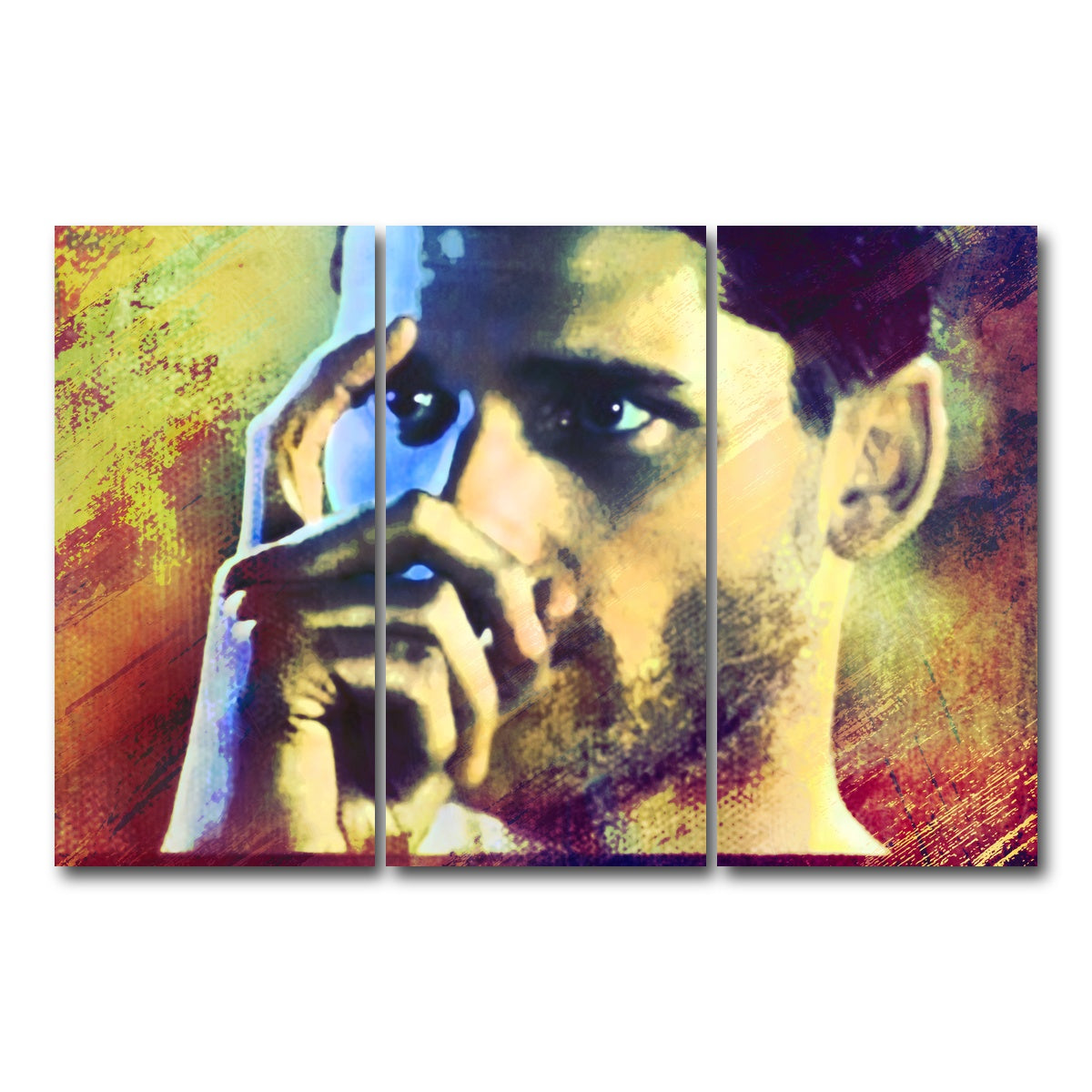 AUTO-MOCKUP WHITE | Hoot - Black Hawk Down | 3 Piece | Gallery Wrap Canvas | group=12x24