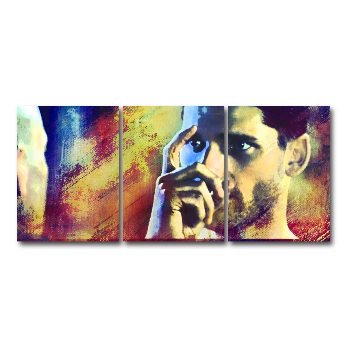 AUTO-MOCKUP WHITE | Hoot - Black Hawk Down | 3 Piece | Gallery Wrap Canvas | group=18x24