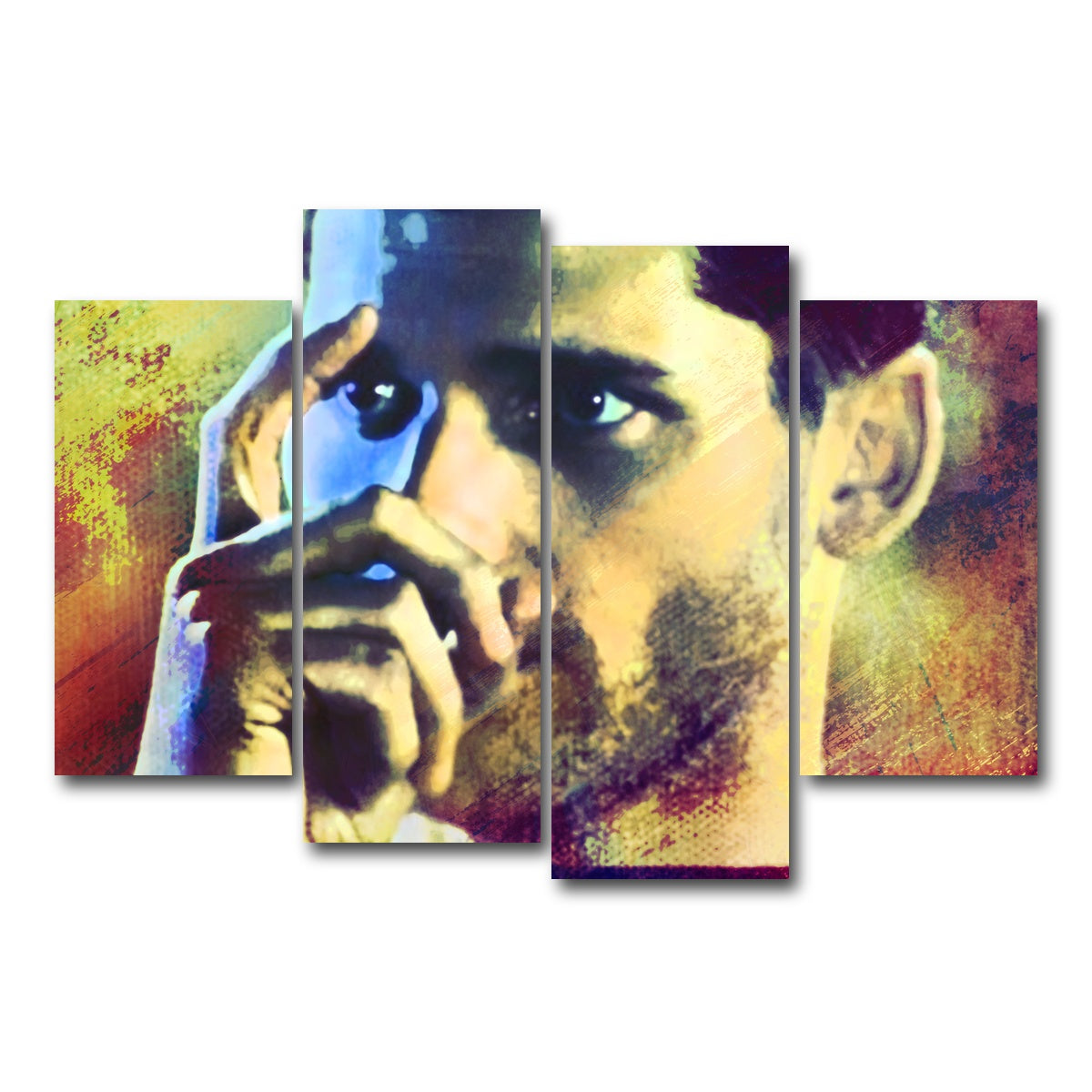 AUTO-MOCKUP WHITE | Hoot - Black Hawk Down | 4 Piece | Gallery Wrap Canvas | group=4_short