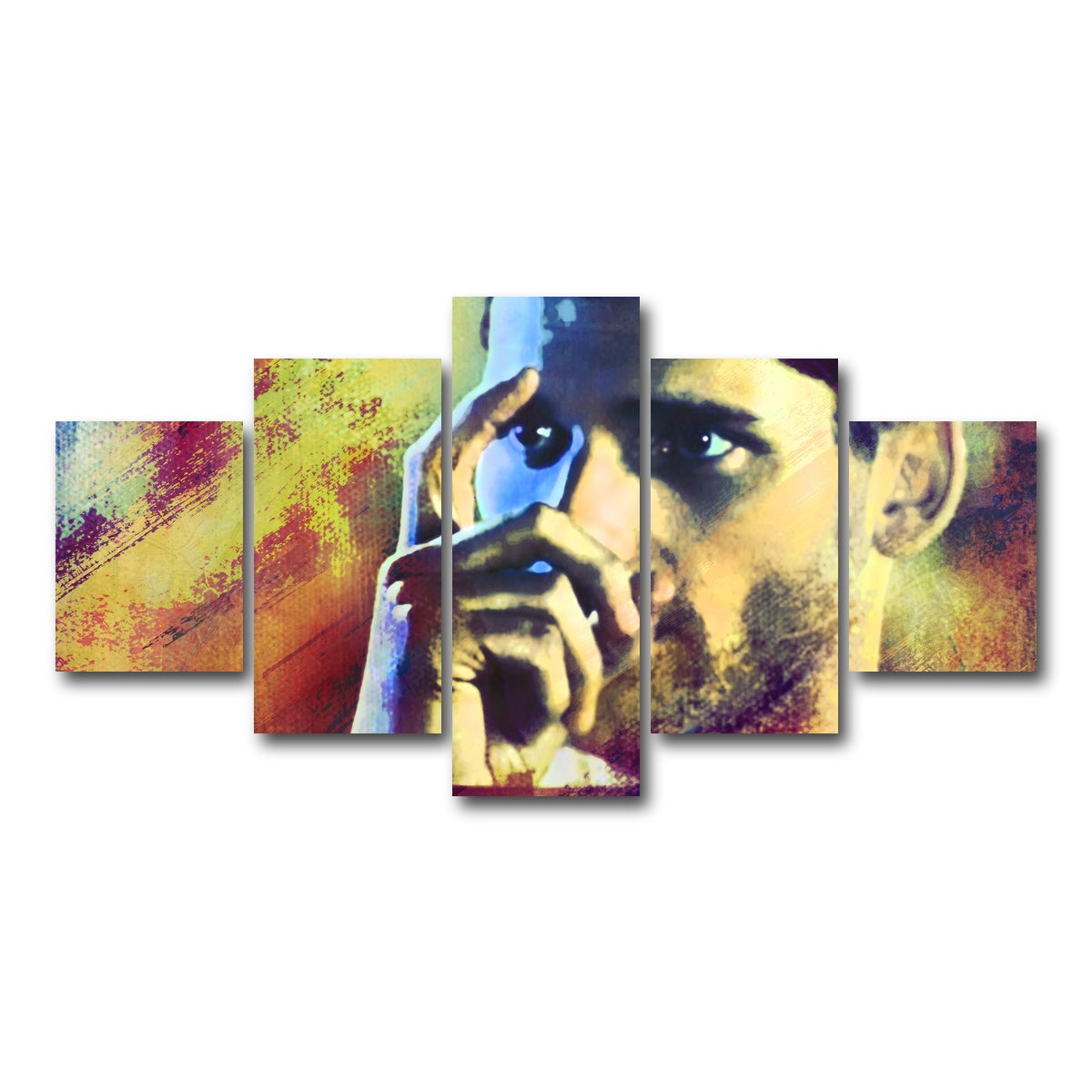 AUTO-MOCKUP WHITE | Hoot - Black Hawk Down | 5 Piece | Gallery Wrap Canvas | group=5_short