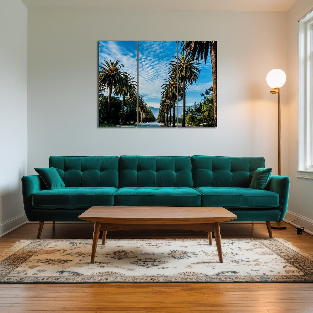 Hope Ranch Palm Drive Wall Art