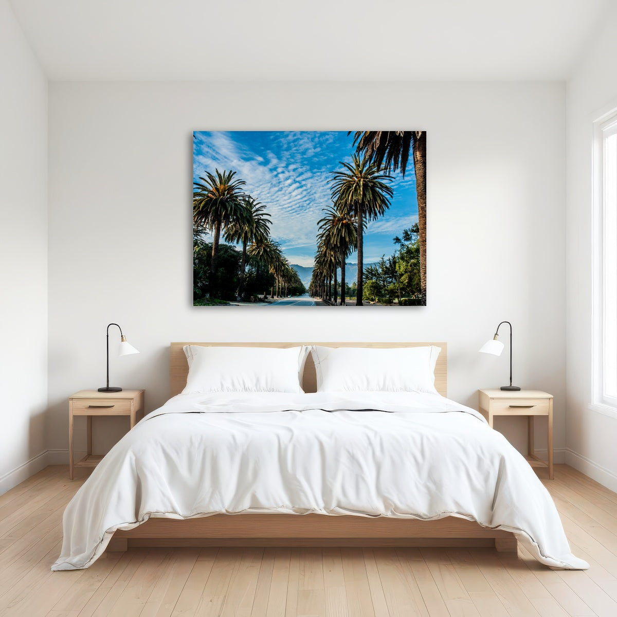 Hope Ranch Palm Drive Wall Art