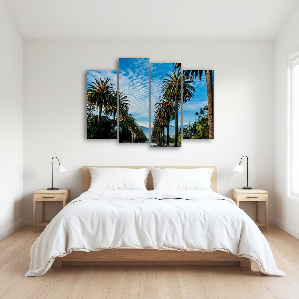 Hope Ranch Palm Drive Wall Art