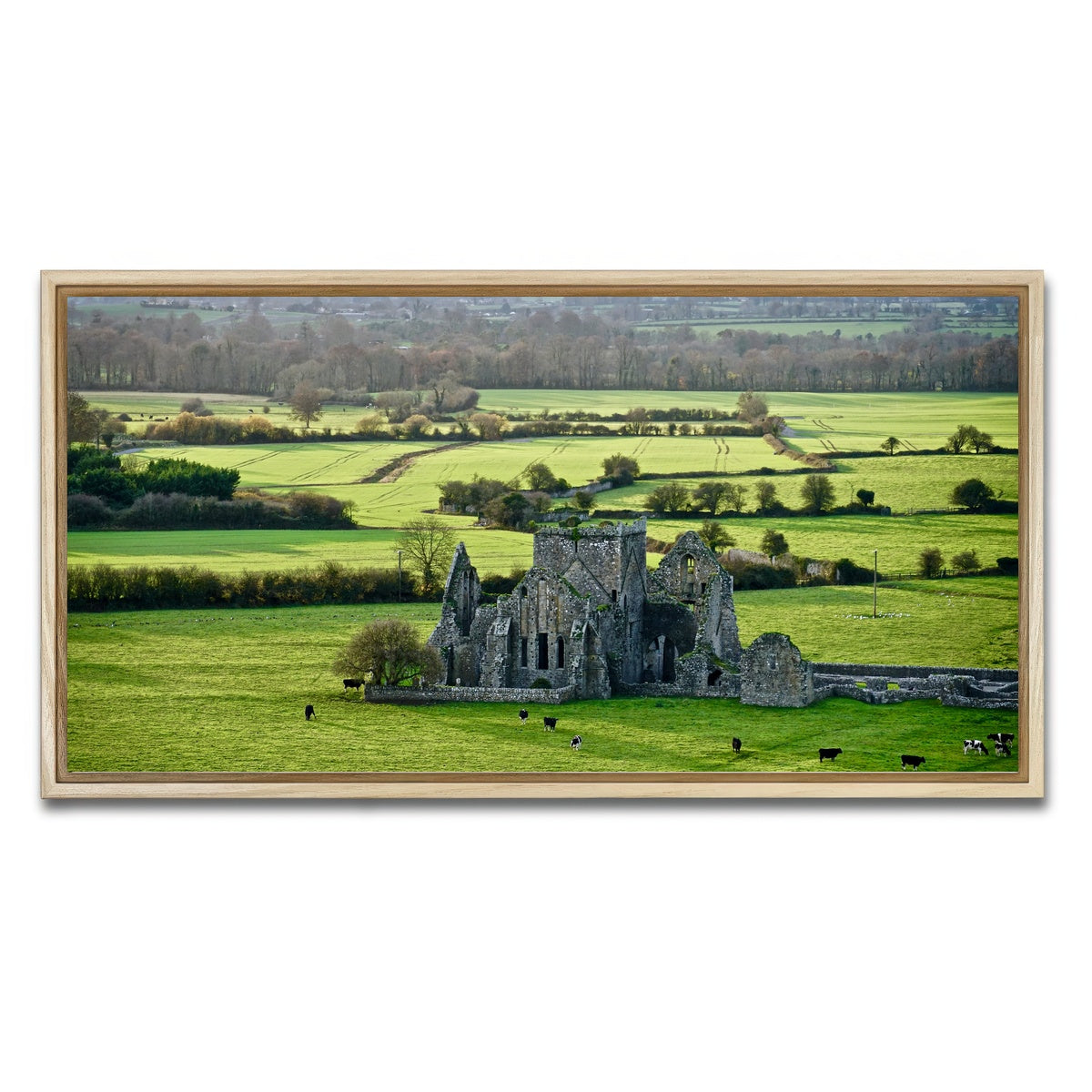 AUTO-MOCKUP WHITE | Hore Abbey, Ireland | 1 Piece | Natural Framed Canvas | group=2x1