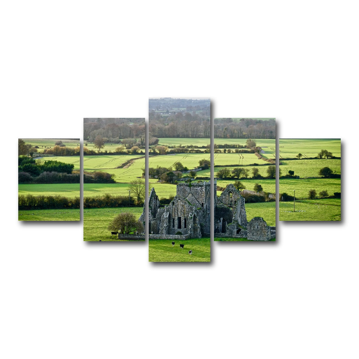 AUTO-MOCKUP WHITE | Hore Abbey, Ireland | 5 Piece | Gallery Wrap Canvas | group=5_short