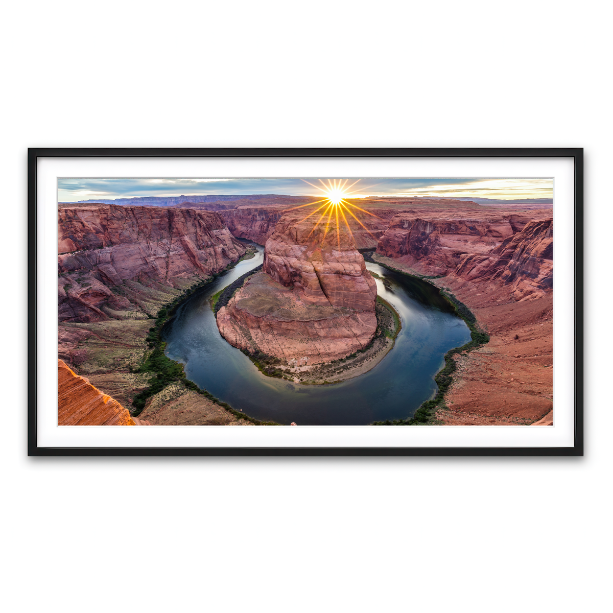 Framed Print 2x1 Black