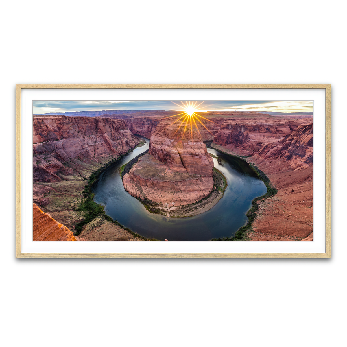 Framed Print 2x1 Natural