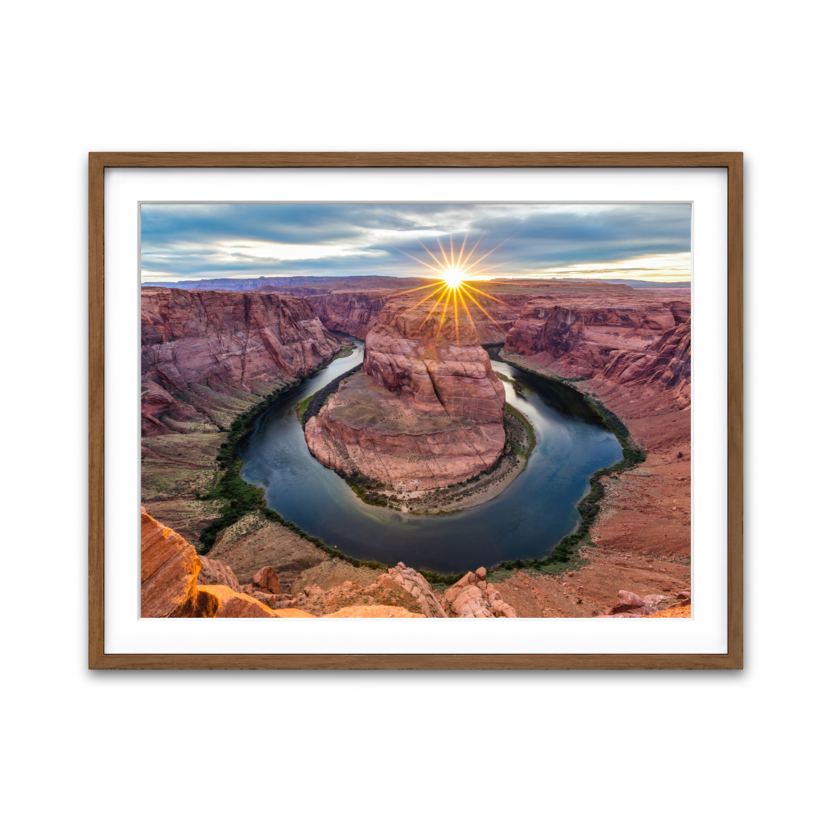 Framed Print 4x3 Walnut