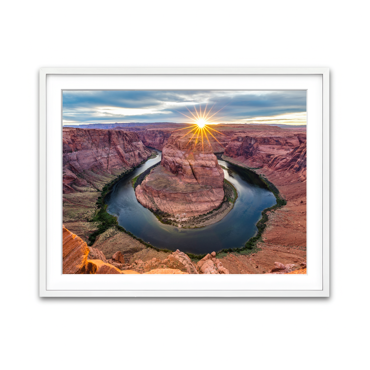 Framed Print 4x3 White