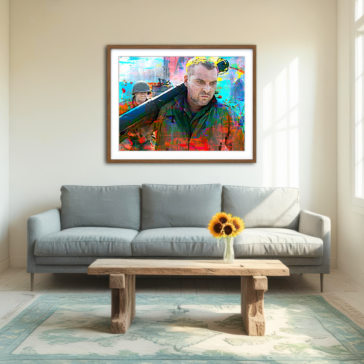 AUTO-MOCKUP ROOM | Horvath - Saving Private Ryan Wall Art