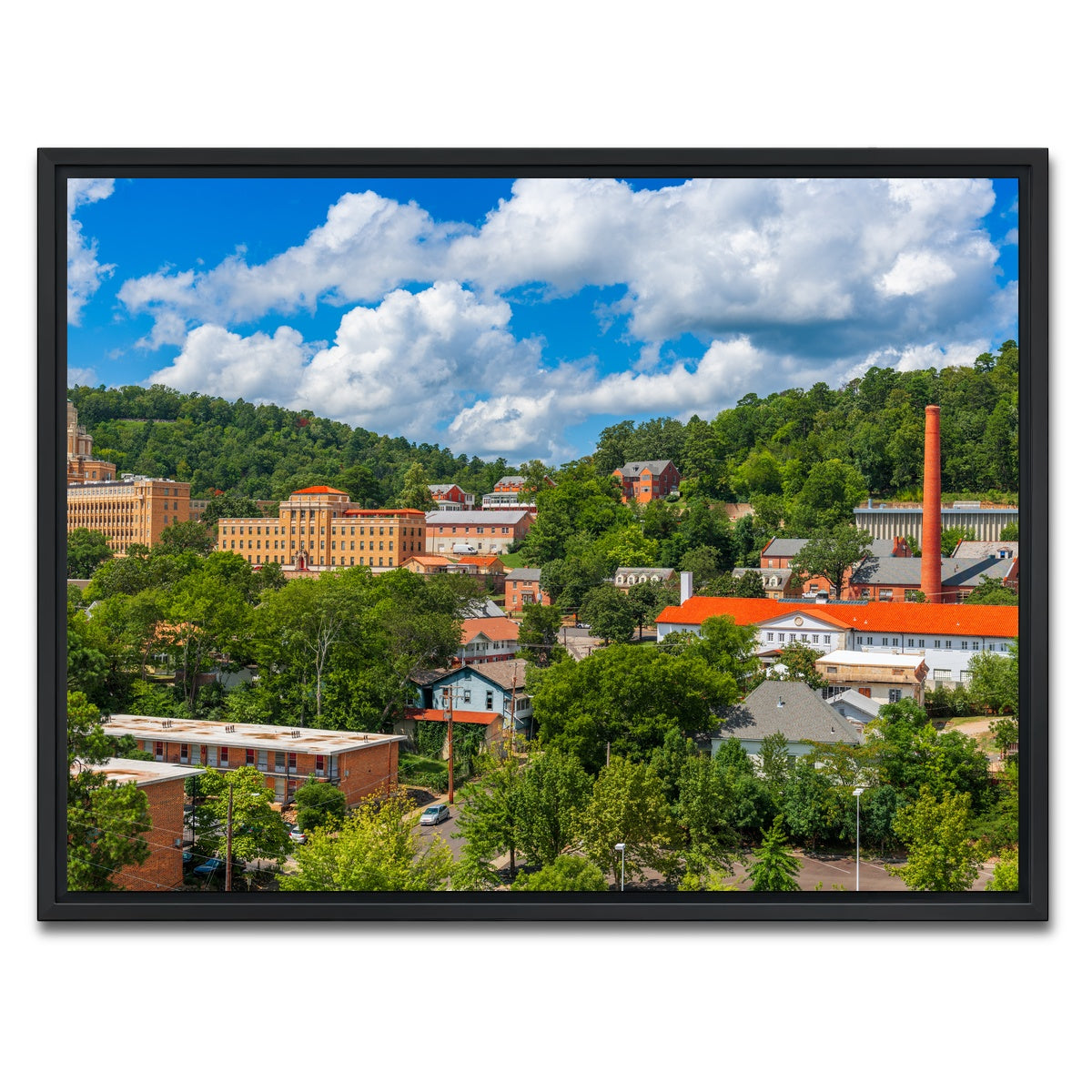 AUTO-MOCKUP WHITE | Hot Springs | 1 Piece | Black Framed Canvas | group=4x3