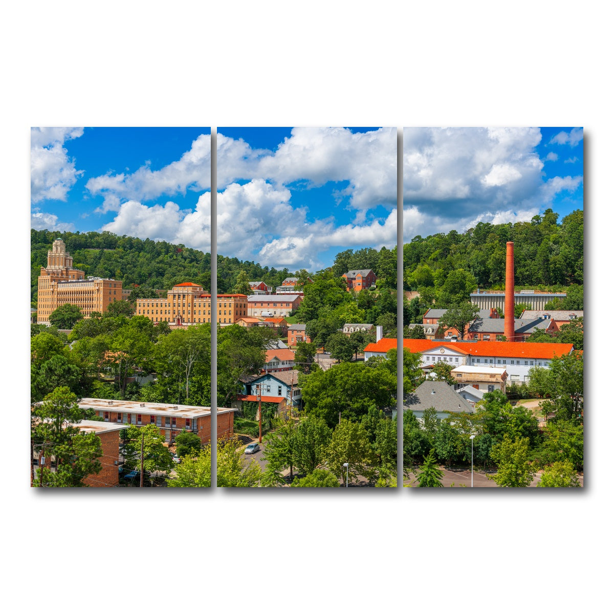 AUTO-MOCKUP WHITE | Hot Springs | 3 Piece | Gallery Wrap Canvas | group=12x24