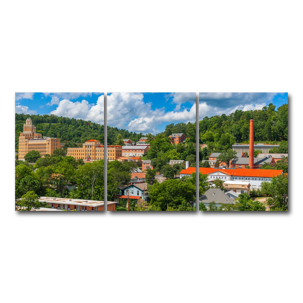 AUTO-MOCKUP WHITE | Hot Springs | 3 Piece | Gallery Wrap Canvas | group=18x24