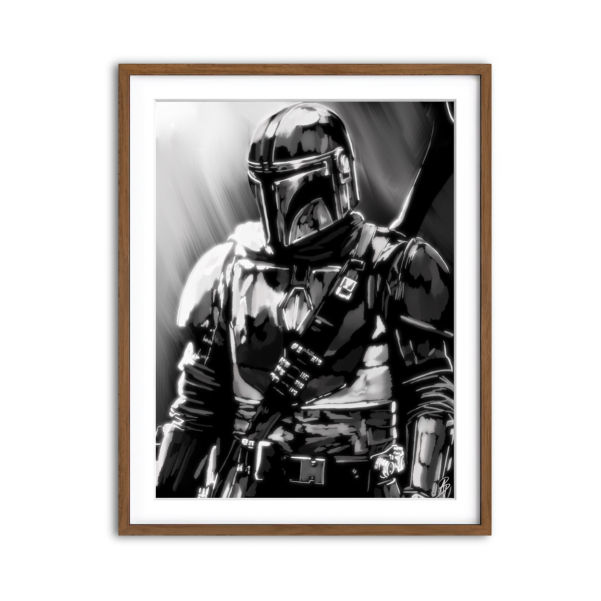 Hunter In Light Wall Art