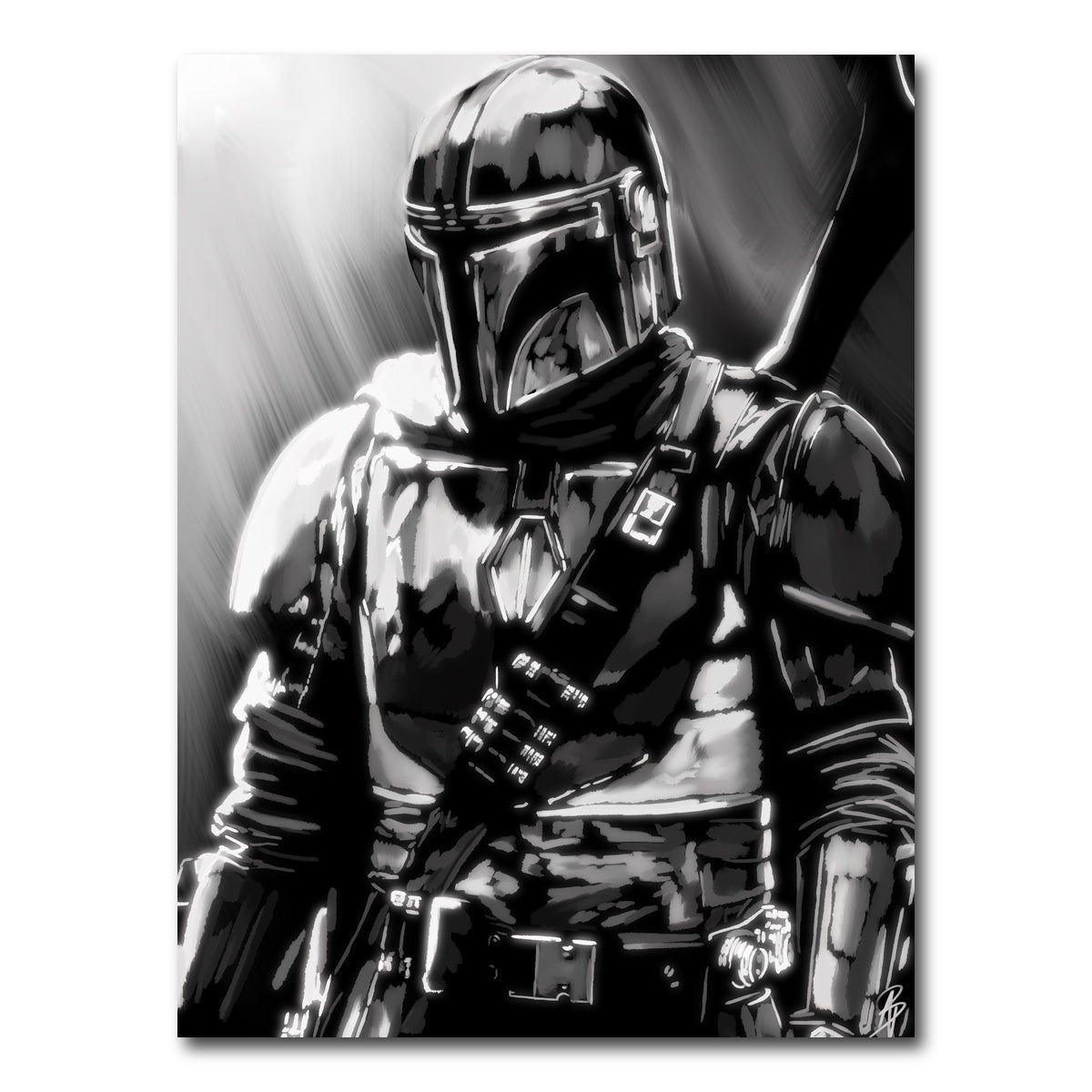 Hunter In Light Wall Art