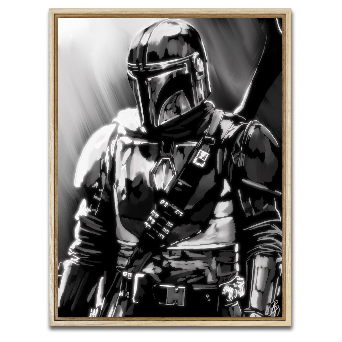 Hunter In Light Wall Art