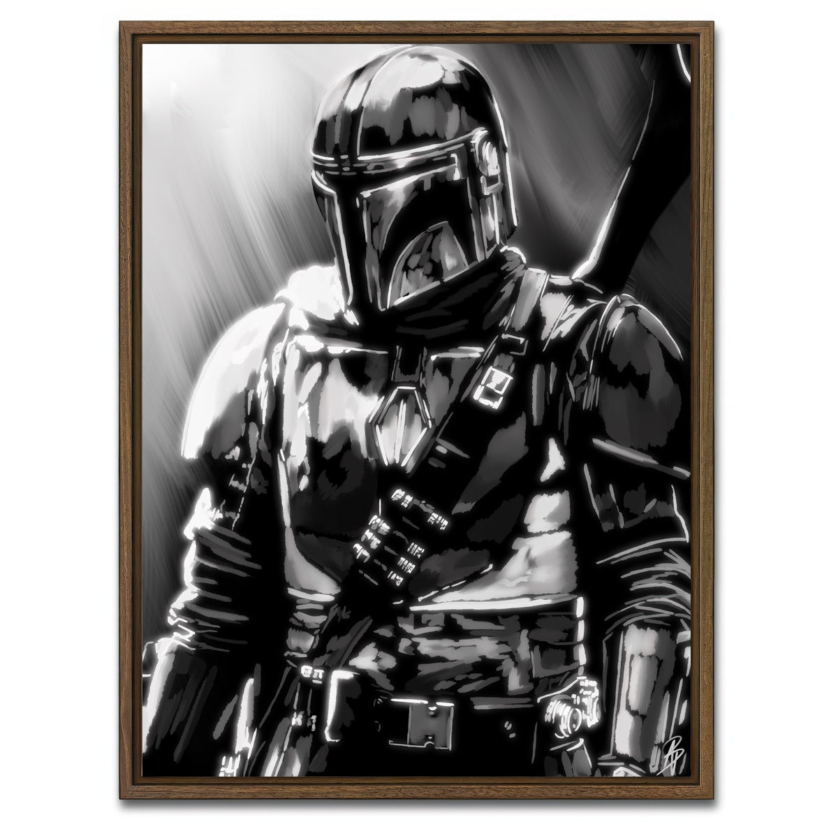 Hunter In Light Wall Art