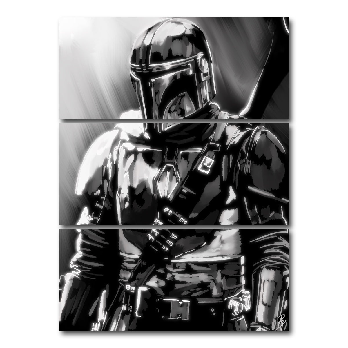 Hunter In Light Wall Art