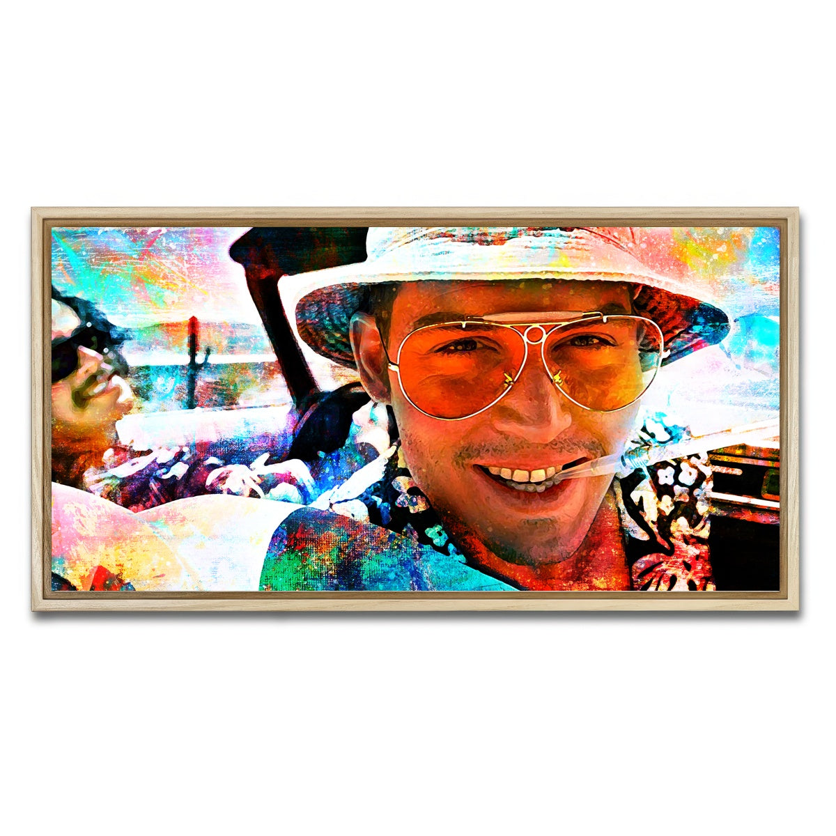 AUTO-MOCKUP WHITE | Hunter S | 1 Piece | Natural Framed Canvas | group=2x1