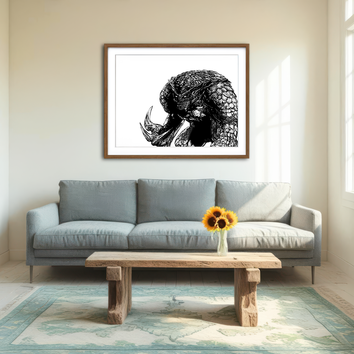 AUTO-MOCKUP ROOM | Hunter Wall Art