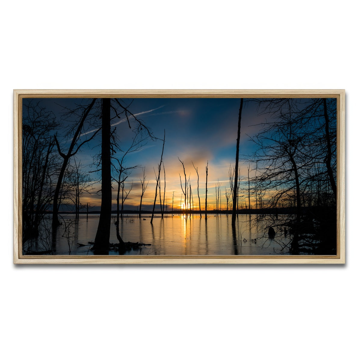 AUTO-MOCKUP WHITE | Ice & Fire | 1 Piece | Natural Framed Canvas | group=2x1