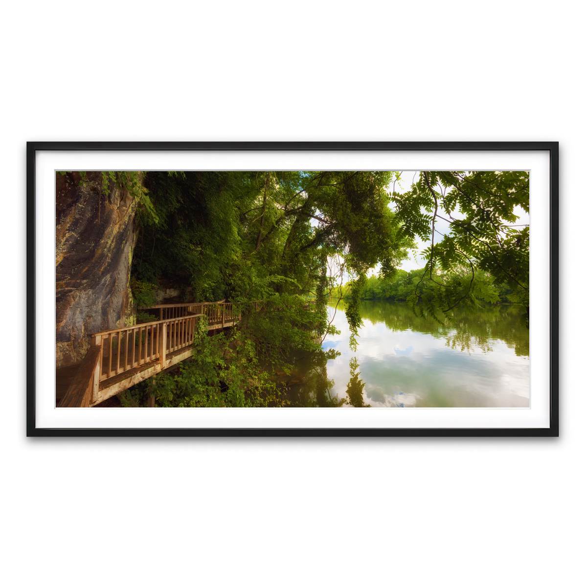 Framed Print 2x1 Black