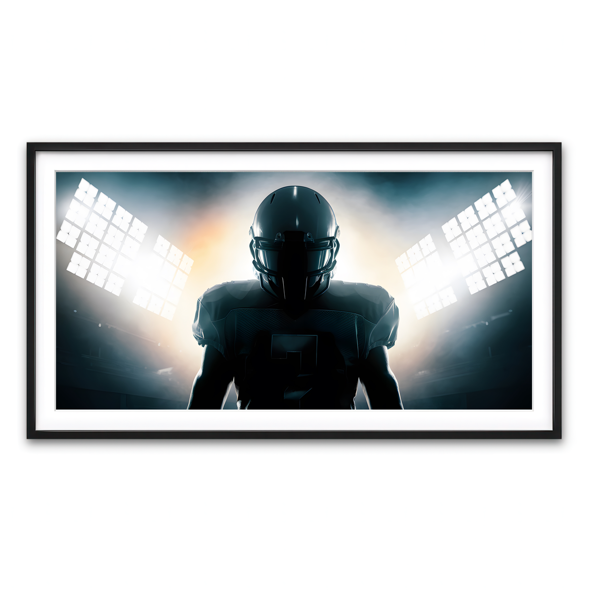 Framed Print 2x1 Black