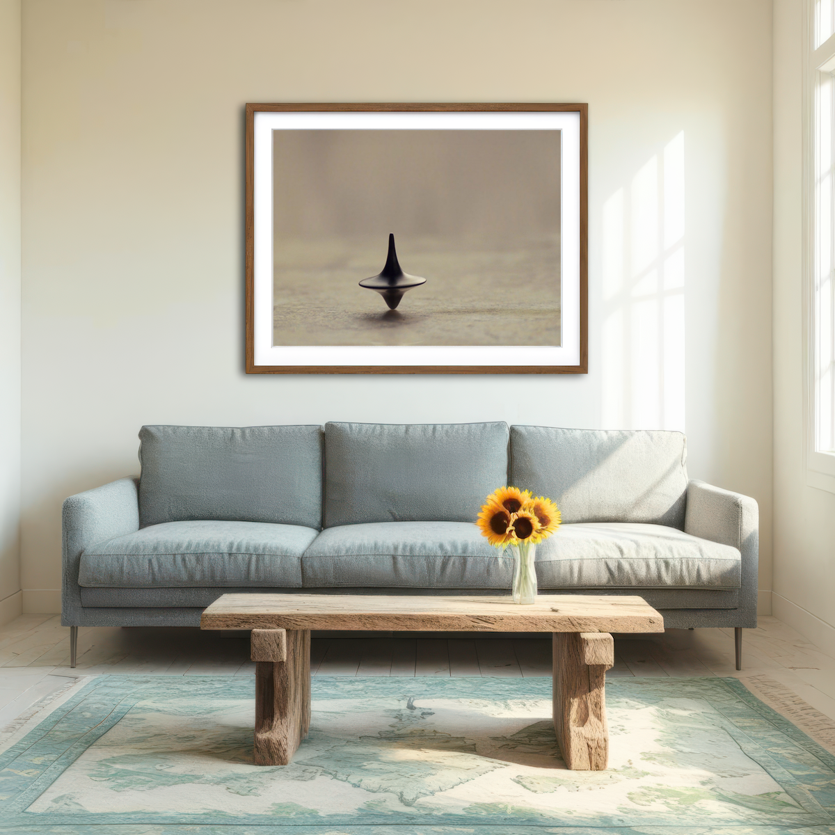 AUTO-MOCKUP ROOM | Inception Totem Wall Art