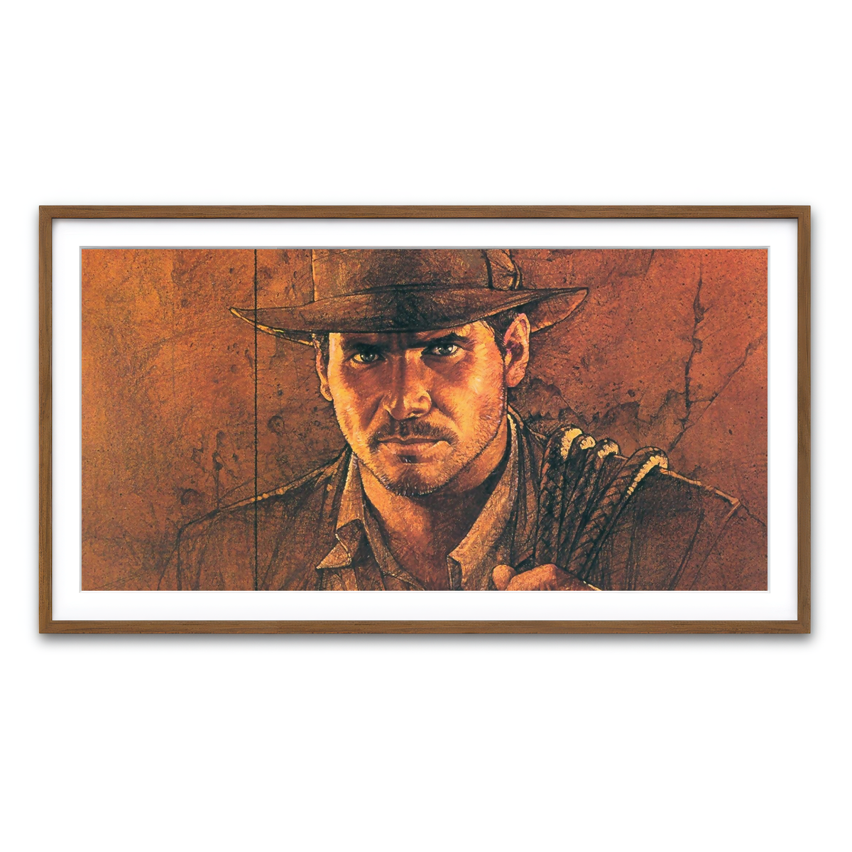 Framed Print 2x1 Walnut