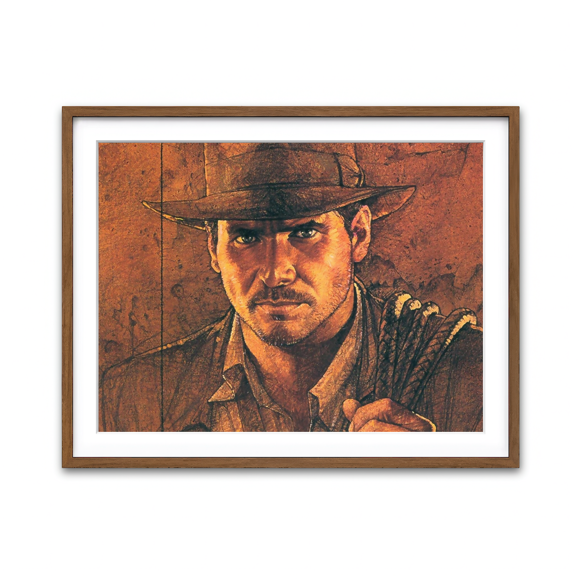 Framed Print 4x3 Walnut