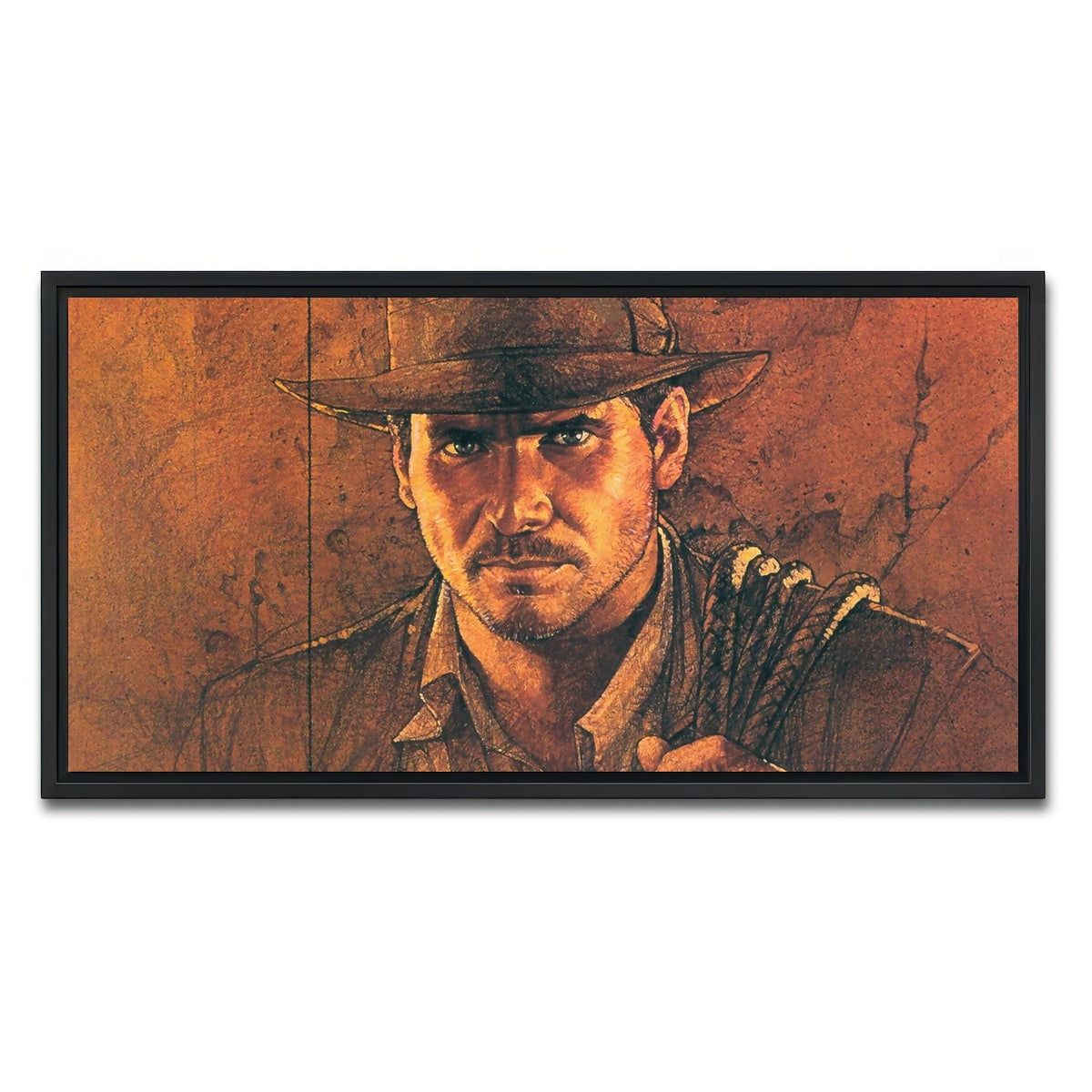 AUTO-MOCKUP WHITE | Indiana Jones | 1 Piece | Black Framed Canvas | group=2x1