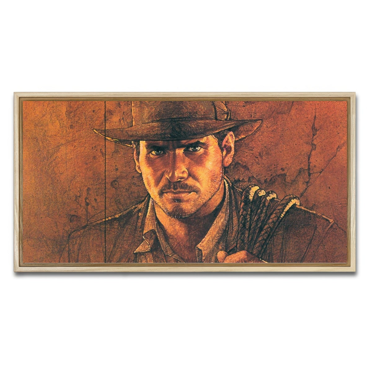 AUTO-MOCKUP WHITE | Indiana Jones | 1 Piece | Natural Framed Canvas | group=2x1
