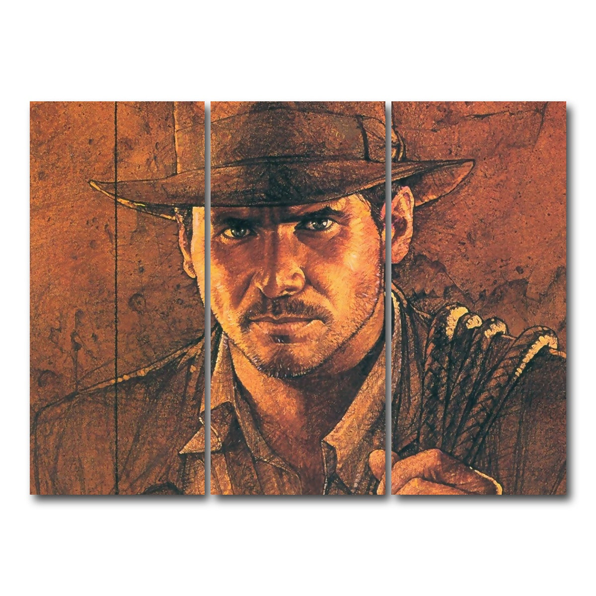 AUTO-MOCKUP WHITE | Indiana Jones | 3 Piece | Gallery Wrap Canvas | group=8x18