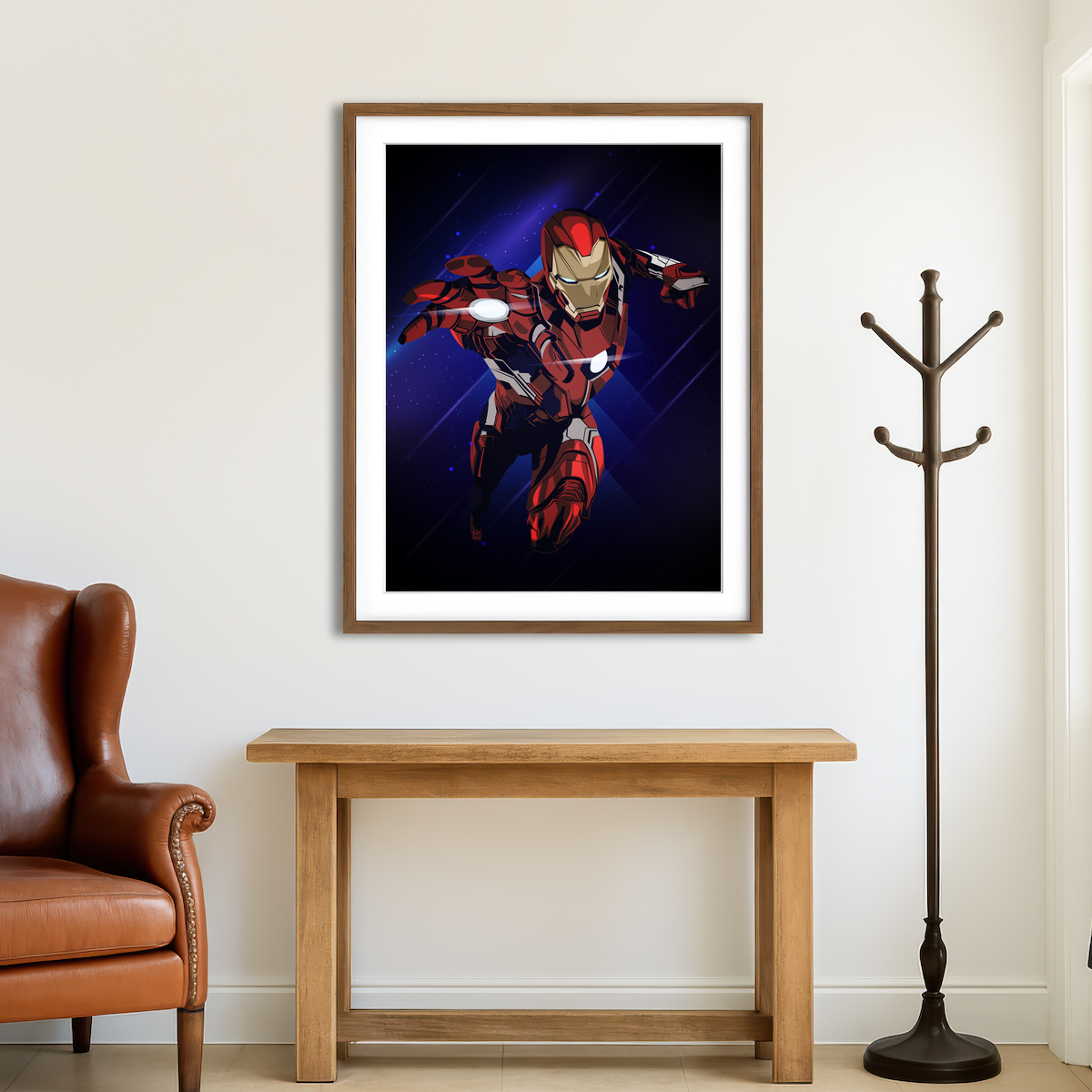 AUTO-MOCKUP ROOM | Ironman Wall Art