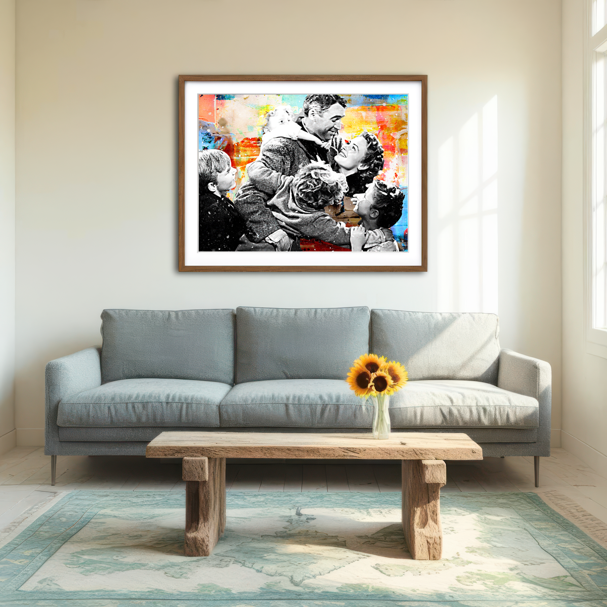 AUTO-MOCKUP ROOM | It's a Wonderful Life Wall Art