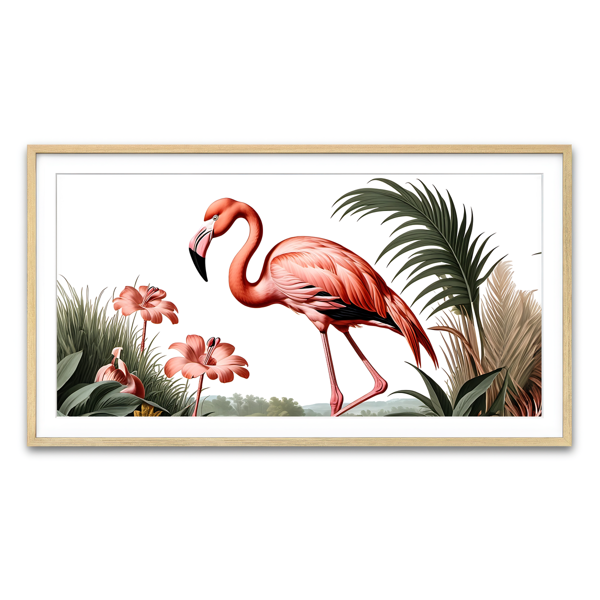 Framed Print 2x1 Natural
