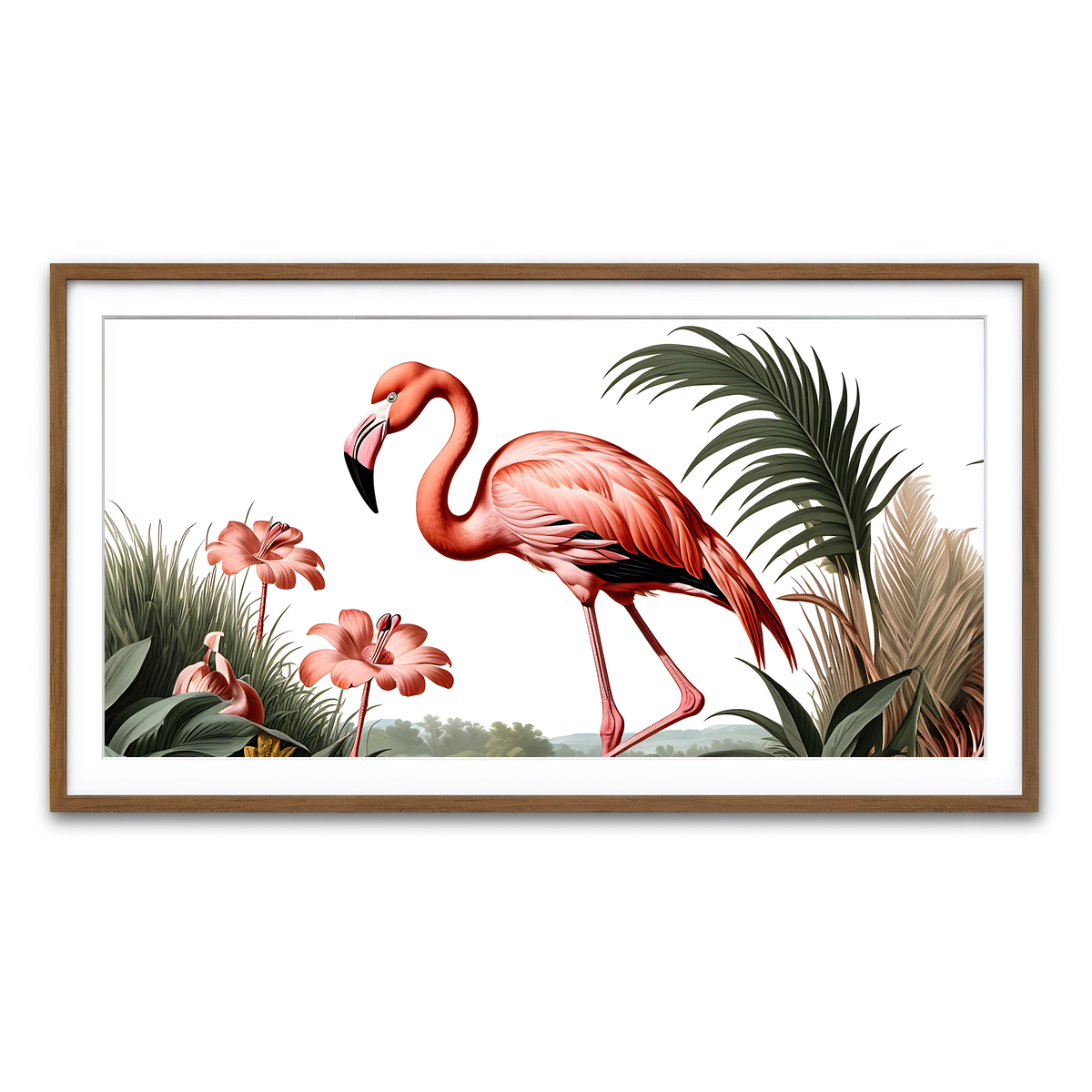 Framed Print 2x1 Walnut