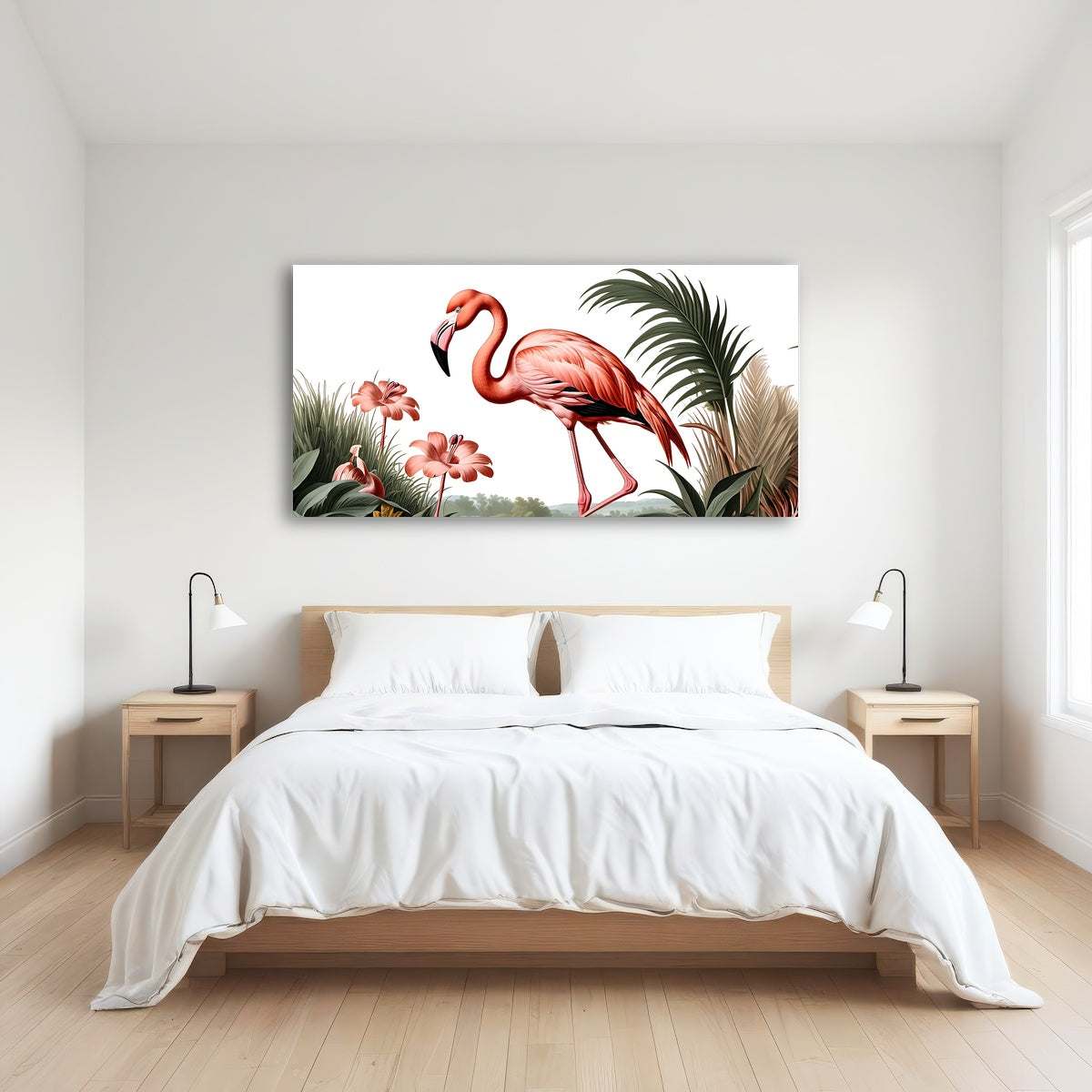 AUTO-MOCKUP ROOM | JJ Audubon's Style Flamingo