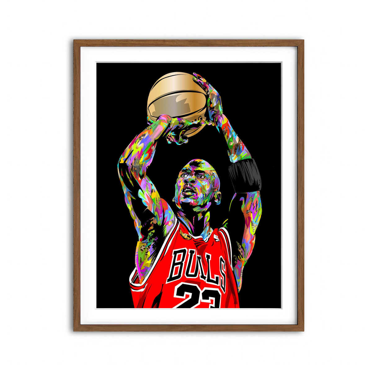 Framed Print 3x4 Walnut